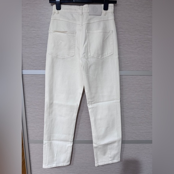 NWT MAJE Cotton Pants In Ecru Sz. 36 - Picture 8 of 12